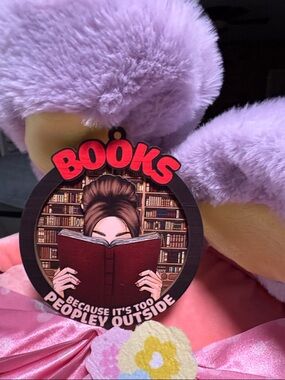 Books Keychain /Charm/ornament